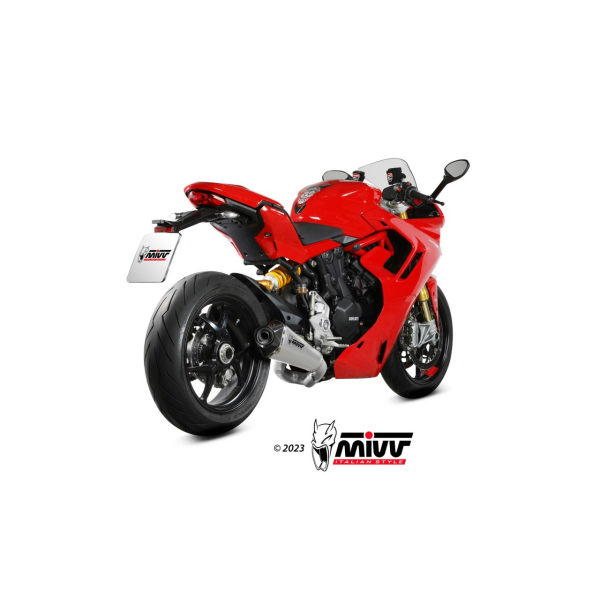 MIVV-SLIP-ON - DELTA RACE - Edelstahl für DUCATI - SUPERSPORT 950 / S BJ. 2021 > 2024 - D.054.LDRX