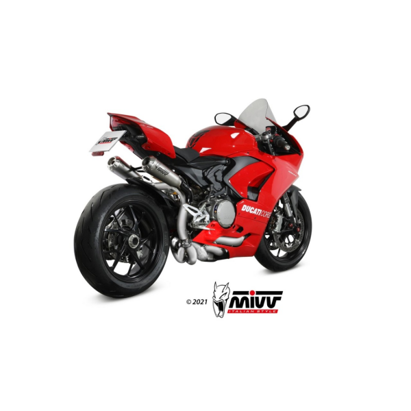 MIVV-Komplettanlage 2x2 - X-M1 - Titan für DUCATI - PANIGALE V2 BJ. 2020 > 2024 - R.DU.0004.SC4T