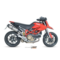 MIVV-SLIP-ON - SUONO - Edelstahl für DUCATI - HYPERMOTARD 1100 BJ. 2007 > 2009 - D.022.L7