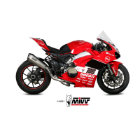 MIVV-Komplettanlage 2x1 - DELTA RACE - Voll-Titan für DUCATI - PANIGALE V4 BJ. 2018 > 2022 - R.DU.0003.SDRT