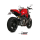 MIVV-SLIP-ON - MK3 - Edelstahl Schwarz für DUCATI - MONSTER 1200 / S BJ. 2014 > 2016 - D.030.SM3B