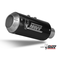 MIVV-2 SLIP-ON - MK3 - Carbon für DUCATI - MONSTER 1200 / S BJ. 2014 > 2016 - D.040.SM3C