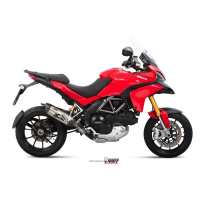 MIVV-SLIP-ON - SUONO - Edelstahl für DUCATI - MULTISTRADA 1200 BJ. 2010 > 2014 - D.027.L7