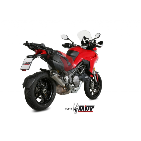 MIVV-SLIP-ON - DELTA RACE - Edelstahl für DUCATI - MULTISTRADA 1200 BJ. 2015 > 2017 - D.034.LDRX