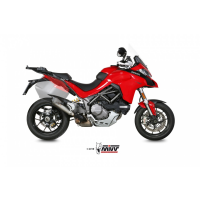 MIVV-SLIP-ON - DELTA RACE - Edelstahl für DUCATI - MULTISTRADA 1200 BJ. 2015 > 2017 - D.034.LDRX