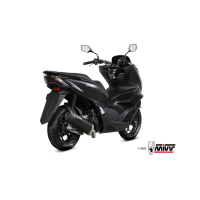 MIVV-Komplettanlage 1x1 - MOVER - Edelstahl Schwarz für HONDA - PCX 125 BJ. 2021 > 2024 - MV.HO.0006.LV