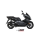 MIVV-Komplettanlage 1x1 - MOVER - Edelstahl Schwarz für HONDA - PCX 125 BJ. 2021 > 2024 - MV.HO.0006.LV