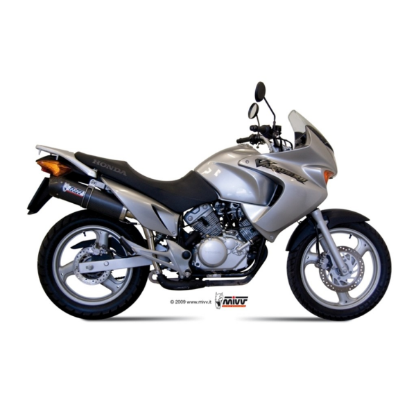 MIVV-SLIP-ON - OVAL - Carbon mit Carbon Endkappe für HONDA - XL 125 VARADERO BJ. 2007 > 2011 - H.044.L3C