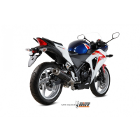 MIVV-SLIP-ON - GP - Edelstahl Schwarz für HONDA - CBR 250 R BJ. 2011 > 2014 - H.047.LXB