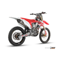 MIVV-Komplettanlage 1x1 - OVAL - Edelstahl für HONDA - CRF 250 BJ. 2011 > 2012 - M.HO.031.SXC.F