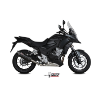 MIVV-SLIP-ON - SUONO - Edelstahl Schwarz für HONDA - CB 500 X BJ. 2016 > 2016 - H.061.L9