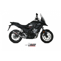 MIVV-SLIP-ON - OVAL - Carbon mit Carbon Endkappe für HONDA - CB 500 X BJ. 2017 > 2020 - H.067.L3C