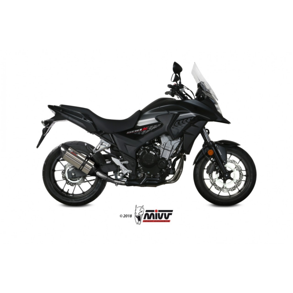 MIVV-SLIP-ON - SUONO - Edelstahl für HONDA - CB 500 X BJ. 2017 > 2020 - H.067.L7