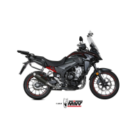 MIVV-SLIP-ON - GPpro - Edelstahl Schwarz für HONDA - CB 500 X BJ. 2021 > 2024 - H.084.LXBP