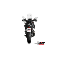 MIVV-SLIP-ON - GPpro - Edelstahl Schwarz für HONDA - CB 500 X BJ. 2021 > 2024 - H.084.LXBP