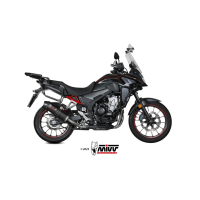 MIVV-SLIP-ON - OVAL - Carbon mit Carbon Endkappe für HONDA - CB 500 X BJ. 2021 > 2024 - H.084.L3C