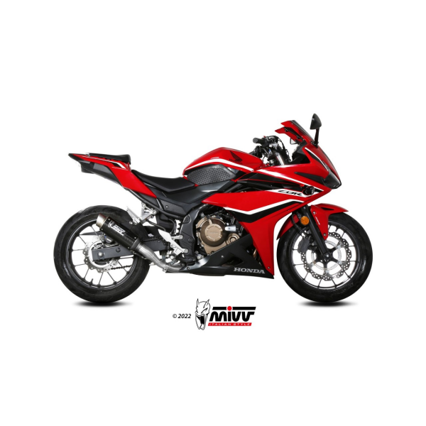 MIVV-SLIP-ON - GPpro - Carbon für HONDA - CBR 500 R BJ. 2019 > 2020 - H.083.L2P