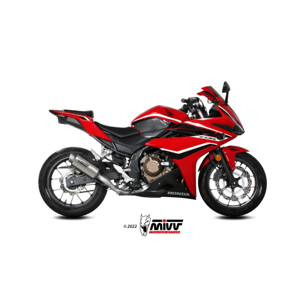 MIVV-SLIP-ON - GPpro - Titan für HONDA - CBR 500 R BJ. 2019 > 2020 - H.083.L6P