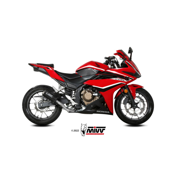 MIVV-SLIP-ON - MK3 - Carbon für HONDA - CBR 500 R BJ. 2019 > 2020 - H.083.SM3C