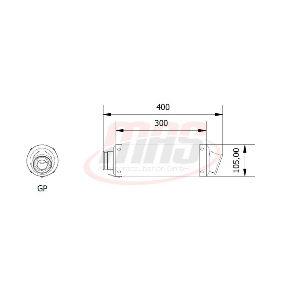 MIVV-SLIP-ON - GP - Carbon für HONDA - HORNET 600 BJ. 2007 > 2013 - H.038.L2S