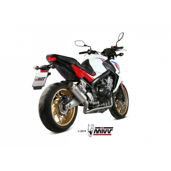 MIVV-Komplettanlage 4x2x1 - GPpro - Titan für HONDA - CB 650 F BJ. 2014 > 2018 - H.055.L6P