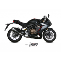 MIVV-Komplettanlage 4x2x1 - DELTA RACE - Edelstahl Schwarz für HONDA - CB 650 R BJ. 2019 > 2023 - H.072.LDRB