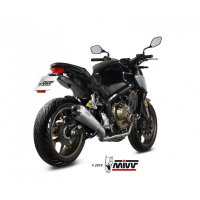 MIVV-Komplettanlage 4x2x1 - DELTA RACE - Edelstahl für HONDA - CB 650 R BJ. 2019 > 2023 - H.072.LDRX