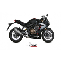 MIVV-Komplettanlage 4x2x1 - DELTA RACE - Edelstahl für HONDA - CB 650 R BJ. 2019 > 2023 - H.072.LDRX