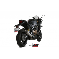 MIVV-Komplettanlage 4x2x1 - DELTA RACE - Edelstahl für HONDA - CB 650 R BJ. 2019 > 2023 - H.072.LDRX