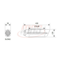 MIVV Auspuff - SLIP-ON - SUONO - Edelstahl für HONDA INTEGRA 700 - H.046.L7