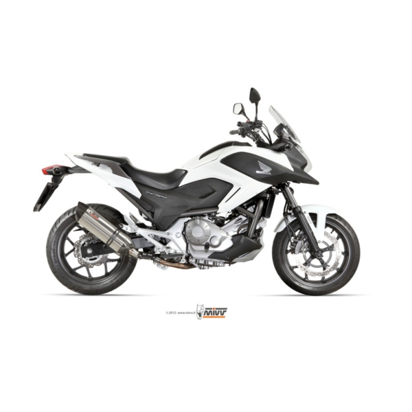 MIVV-SLIP-ON - SUONO - Edelstahl für HONDA - NC 700 S / X BJ. 2012 > 2014 - H.046.L7