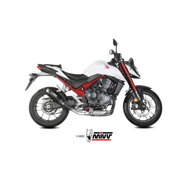 MIVV-SLIP-ON - GPpro - Carbon für HONDA - CB750 HORNET BJ. 2023 > 2024 - H.085.L2P