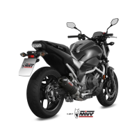 MIVV-SLIP-ON - OVAL - Carbon mit Carbon Endkappe für HONDA - INTEGRA 750 BJ. 2016 > 2020 - H.065.L3C