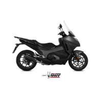 MIVV-SLIP-ON - SUONO - Edelstahl Schwarz für HONDA - NC 750 S / X BJ. 2016 > 2022 - H.065.L9