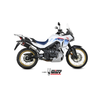 MIVV-SLIP-ON - DAKAR - Edelstahl Schwarz für HONDA - XL750 TRANSALP BJ. 2023 > 2024 - H.087.LDKB