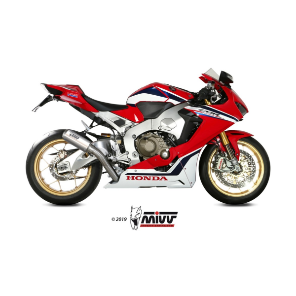 MIVV-SLIP-ON - MK3 - Edelstahl für HONDA - CBR 1000 RR BJ. 2017 > 2019 - H.070.SM3X