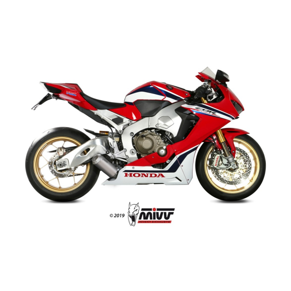 MIVV-SLIP-ON - MK3 - Edelstahl für HONDA - CBR 1000 RR BJ. 2017 > 2019 - H.071.SM3X