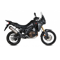 MIVV-SLIP-ON - OVAL - Titan mit Carbon Endkappe für HONDA - CRF 1000 L AFRICA TWIN BJ. 2016 > 2019 - H.059.LNC