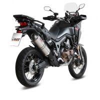 MIVV-SLIP-ON - OVAL - Titan mit Carbon Endkappe für HONDA - CRF 1000 L AFRICA TWIN BJ. 2016 > 2019 - H.059.LNC