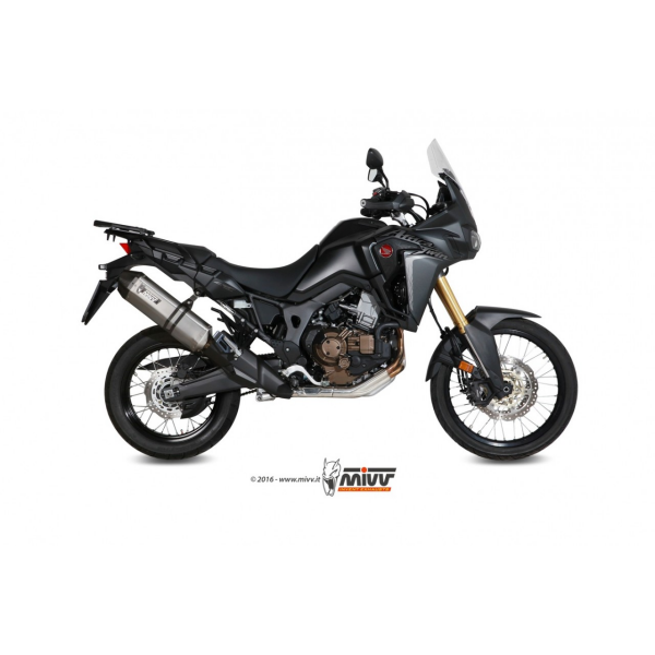 MIVV-SLIP-ON - SPEED EDGE - Edelstahl für HONDA - CRF 1000 L AFRICA TWIN BJ. 2016 > 2019 - H.059.LRX