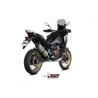 MIVV-SLIP-ON - SPEED EDGE - Edelstahl Schwarz für HONDA - CRF 1100 L AFRICA TWIN BJ. 2020 > 2023 - H.079.LRB