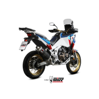 MIVV-SLIP-ON - DAKAR - Edelstahl Schwarz für HONDA - CRF 1100 L AFRICA TWIN BJ. 2020 > 2023 - H.079.LEKB