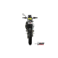 MIVV-SLIP-ON - STR1 - Edelstahl Schwarz für HUSQVARNA - 701 ENDURO / SUPERMOTO BJ. 2021 > 2024 - M.HU.010.LXBC