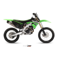 MIVV-Komplettanlage 1x1 - OVAL - Edelstahl für KAWASAKI - KX 250 F BJ. 2011 > 2011 - M.KA.016.SXC.F