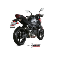 MIVV-SLIP-ON - MK3 - Edelstahl Schwarz für KAWASAKI - Z400 BJ. 2019 > 2023 - K.047.SM3B