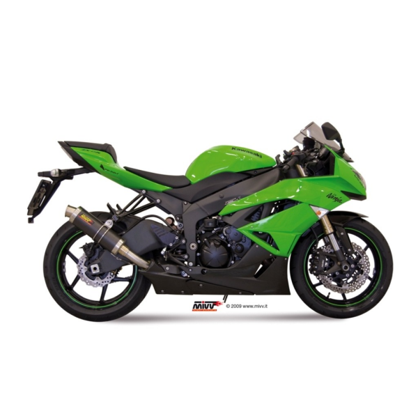 MIVV-SLIP-ON - GP - Carbon für KAWASAKI - ZX-6 R BJ. 2009 > 2016 - K.022.L2S