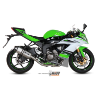 MIVV-Komplettanlage 4x2x1 - SPEED EDGE - Edelstahl für KAWASAKI - ZX-6 R 636 BJ. 2013 > 2016 - X.KA.0007.SRX