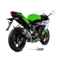 MIVV-Komplettanlage 4x2x1 - SPEED EDGE - Edelstahl für KAWASAKI - ZX-6 R 636 BJ. 2013 > 2016 - X.KA.0007.SRX