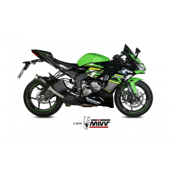 MIVV-SLIP-ON - GPpro - Carbon für KAWASAKI - ZX-6 R 636 BJ. 2019 > 2020 - K.050.L2P