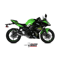 MIVV-Komplettanlage 2x1 - MK3 - Carbon für KAWASAKI - NINJA 650 BJ. 2017 > 2023 - K.044.SM3C